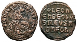 Byzantine Empire, Ae Follis,
Condition: Very Fine

Weight: 7,59 gr
Diameter: 27,85 mm