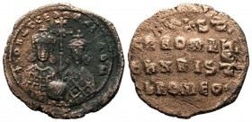 Byzantine Empire, Ae Follis,
Condition: Very Fine

Weight: 5,99 gr
Diameter: 26,40 mm