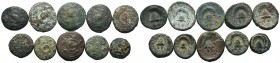 A mixed Lot of 10 Ancient Coins,About fine to about very fine. LOT SOLD AS IS, NO RETURNS.