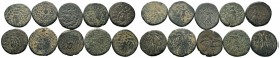 A mixed Lot of 10 Ancient Coins,About fine to about very fine. LOT SOLD AS IS, NO RETURNS.