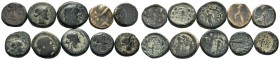 A mixed Lot of 10 Ancient Coins,About fine to about very fine. LOT SOLD AS IS, NO RETURNS.