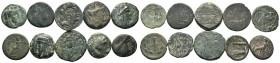A mixed Lot of 10 Ancient Coins,About fine to about very fine. LOT SOLD AS IS, NO RETURNS.
