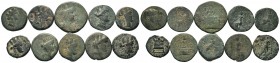 A mixed Lot of 10 Ancient Coins,About fine to about very fine. LOT SOLD AS IS, NO RETURNS.