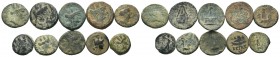 A mixed Lot of 10 Ancient Coins,About fine to about very fine. LOT SOLD AS IS, NO RETURNS.