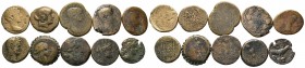 A mixed Lot of 10 Ancient Coins,About fine to about very fine. LOT SOLD AS IS, NO RETURNS.