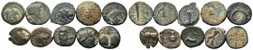 A mixed Lot of 10 Ancient Coins,About fine to about very fine. LOT SOLD AS IS, NO RETURNS.