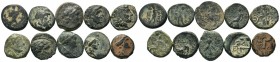 A mixed Lot of 10 Ancient Coins,About fine to about very fine. LOT SOLD AS IS, NO RETURNS.