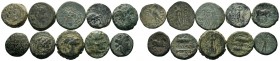 A mixed Lot of 10 Ancient Coins,About fine to about very fine. LOT SOLD AS IS, NO RETURNS.