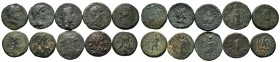 A mixed Lot of 10 Ancient Coins,About fine to about very fine. LOT SOLD AS IS, NO RETURNS.