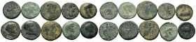 A mixed Lot of 10 Ancient Coins,About fine to about very fine. LOT SOLD AS IS, NO RETURNS.