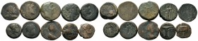A mixed Lot of 10 Ancient Coins,About fine to about very fine. LOT SOLD AS IS, NO RETURNS.