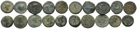 A mixed Lot of 10 Ancient Coins,About fine to about very fine. LOT SOLD AS IS, NO RETURNS.
