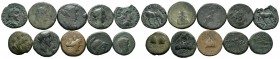 A mixed Lot of 10 Ancient Coins,About fine to about very fine. LOT SOLD AS IS, NO RETURNS.
