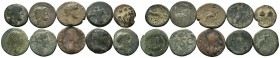 A mixed Lot of 10 Ancient Coins,About fine to about very fine. LOT SOLD AS IS, NO RETURNS.