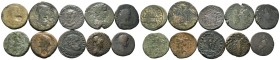 A mixed Lot of 10 Ancient Coins,About fine to about very fine. LOT SOLD AS IS, NO RETURNS.