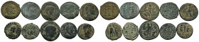 A mixed Lot of 10 Ancient Coins,About fine to about very fine. LOT SOLD AS IS, NO RETURNS.