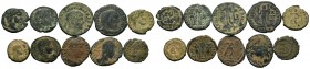 A mixed Lot of 10 Ancient Coins,About fine to about very fine. LOT SOLD AS IS, NO RETURNS.