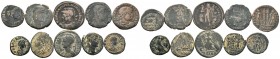 A mixed Lot of 10 Ancient Coins,About fine to about very fine. LOT SOLD AS IS, NO RETURNS.