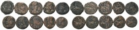 A mixed Lot of 10 Ancient Coins,About fine to about very fine. LOT SOLD AS IS, NO RETURNS.