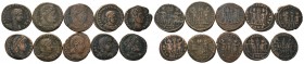 A mixed Lot of 10 Ancient Coins,About fine to about very fine. LOT SOLD AS IS, NO RETURNS.