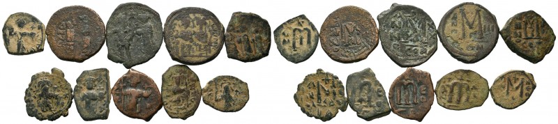 A mixed Lot of 10 Ancient Coins,About fine to about very fine. LOT SOLD AS IS, N...