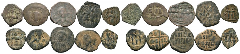 A mixed Lot of 10 Ancient Coins,About fine to about very fine. LOT SOLD AS IS, N...