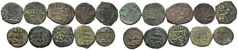 A mixed Lot of 10 Ancient Coins,About fine to about very fine. LOT SOLD AS IS, N...