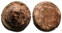Ancient Roman Terracotta Theater Ticket. Condition: Very Fine

Weight: 2,62 gr
Diameter: 19,30 mm