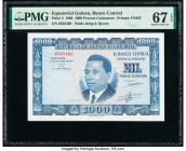Equatorial Guinea Banco Central 1000 Pesetas Guineanas 12.10.1969 Pick 3 PMG Superb Gem Unc 67 EPQ. 

HID09801242017

© 2020 Heritage Auctions | All R...