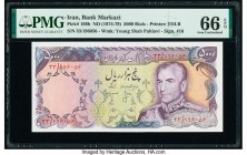 Iran Bank Markazi 5000 Rials ND (1974-79) Pick 106b PMG Gem Uncirculated 66 EPQ. 

HID09801242017

© 2020 Heritage Auctions | All Rights Reserve
