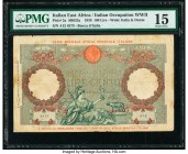Italian East Africa Banca d'Italia 100 Lire 1938 Pick 2a PMG Choice Fine 15. Tape.

HID09801242017

© 2020 Heritage Auctions | All Rights Reserve