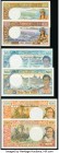 New Hebrides Institut d'Emission d'Outre-Mer Group Lot of 6 Examples About Uncirculated-Crisp Uncirculated. Possible trimming is evident.

HID09801242...