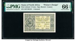 North Africa States of North Africa 5 Cents ND Pick UNL Unissued PMG Gem Uncirculated 66 EPQ. 

HID09801242017

© 2020 Heritage Auctions | All Rights ...