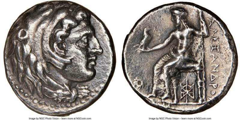 MACEDONIAN KINGDOM. Alexander III the Great (336-323 BC). AR tetradrachm (24mm, ...