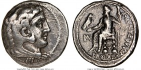 MACEDONIAN KINGDOM. Alexander III the Great (336-323 BC). AR tetradrachm (25mm, 11h). NGC Fine. Lifetime issue of Cilicia, Myriandrus, ca. 325-323 BC....