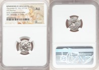 MACEDONIAN KINGDOM. Alexander III the Great (336-323 BC). AR drachm (17mm, 7h). NGC AU. Posthumous issue of Tyre, ca. 305-290 BC. Head of Heracles rig...