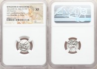 MACEDONIAN KINGDOM. Alexander III the Great (336-323 BC). AR drachm (16mm, 12h). NGC XF. Late lifetime-early posthumous issue of Sardes, ca. 323-319 B...