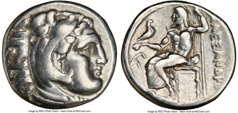 MACEDONIAN KINGDOM. Alexander III the Great (336-323 BC). AR drachm (16mm, 6h). ...