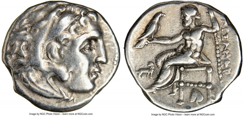 MACEDONIAN KINGDOM. Alexander III the Great (336-323 BC). AR drachm (18mm, 12h)....