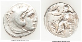 MACEDONIAN KINGDOM. Alexander III the Great (336-323 BC). AR drachm (18mm, 4.24 gm, 11h). Choice VF. Late lifetime-early posthumous issue of 'Teos', c...