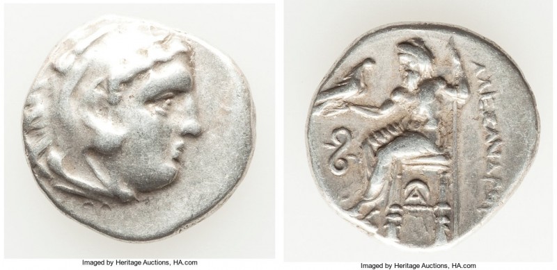 MACEDONIAN KINGDOM. Alexander III the Great (336-323 BC). AR drachm (17mm, 4.22 ...