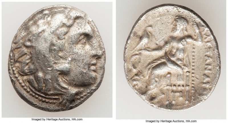 MACEDONIAN KINGDOM. Alexander III the Great (336-323 BC). AR drachm (18mm, 4.08 ...
