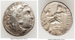 MACEDONIAN KINGDOM. Alexander III the Great (336-323 BC). AR drachm (18mm, 4.08 gm, 12h). VF. Posthumous issue of 'Colophon', ca. 310-301 BC. Head of ...