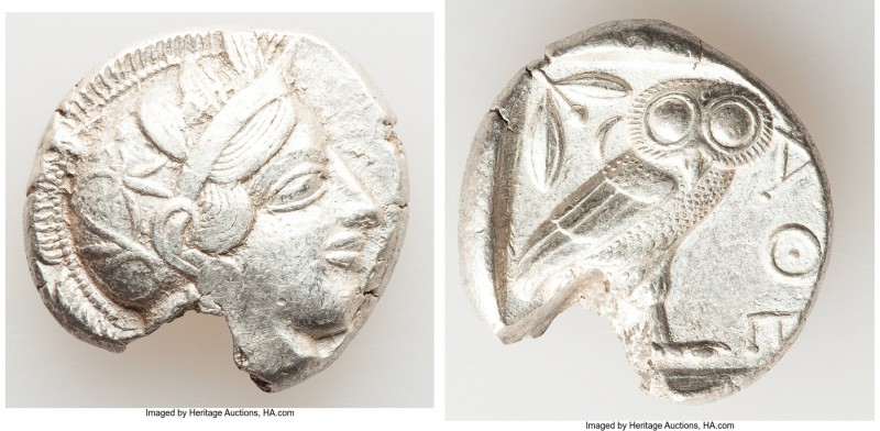 ATTICA. Athens. Ca. 440-404 BC. AR tetradrachm (23mm, 15.09 gm, 11h). About XF. ...