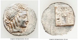 LYCIAN LEAGUE. Cragus. Ca. 48-20 BC. AR hemidrachm (17mm, 1.77 gm, 12h). XF. Series 2. Laureate head of Apollo right wearing wreath and taenia; Λ-Y be...