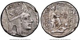 ARMENIAN KINGDOM. Tigranes II the Great (95-56 BC). AR tetradrachm (25mm, 15.30 gm, 1h). NGC Choice VF 5/5 - 2/5. Tigranocerta, ca. 80-68 BC. Diademed...