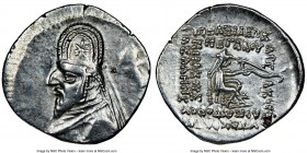 PARTHIAN KINGDOM. Mithradates III (ca. 87-80 BC). AR drachm (22mm, 12h). NGC Choice VF. Ecbatana mint. Diademed bust of Mithradates III left, wearing ...