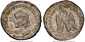 SYRIA. Antioch. Philip II (AD 247-249). BI tetradrachm (26mm, 13.28 gm, 12h). NGC Choice AU 4/5 - 4/5. AD 249. AYTOK K M IOYΛI ΦIΛIΠΠOC CЄB, laureate,...