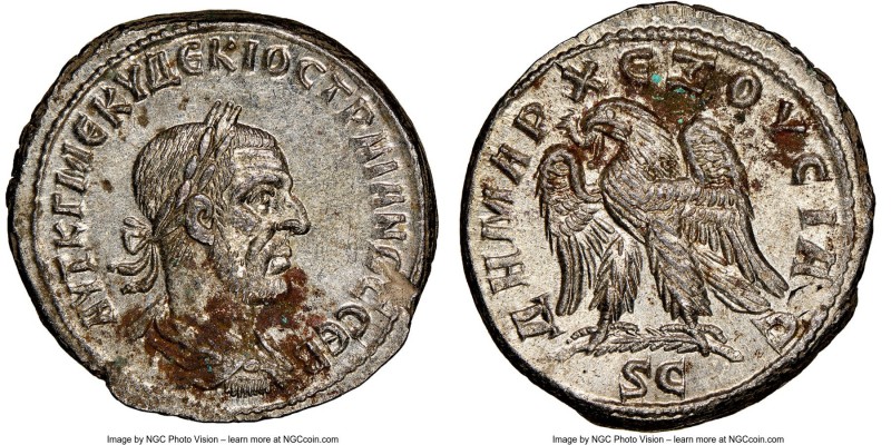 SYRIA. Antioch. Trajan Decius (AD 249-251). BI tetradrachm (27mm, 11.92 gm, 1h)....