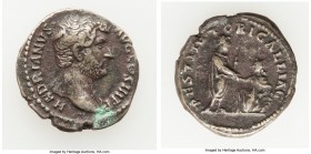 Hadrian (AD 117-138). AR denarius (18mm, 3.07 gm, 6h). Fine. Rome, AD 134-138. HADRIANVS-AVG COS III P P, bare head of Hadrian right / RESTITVTORI GAL...